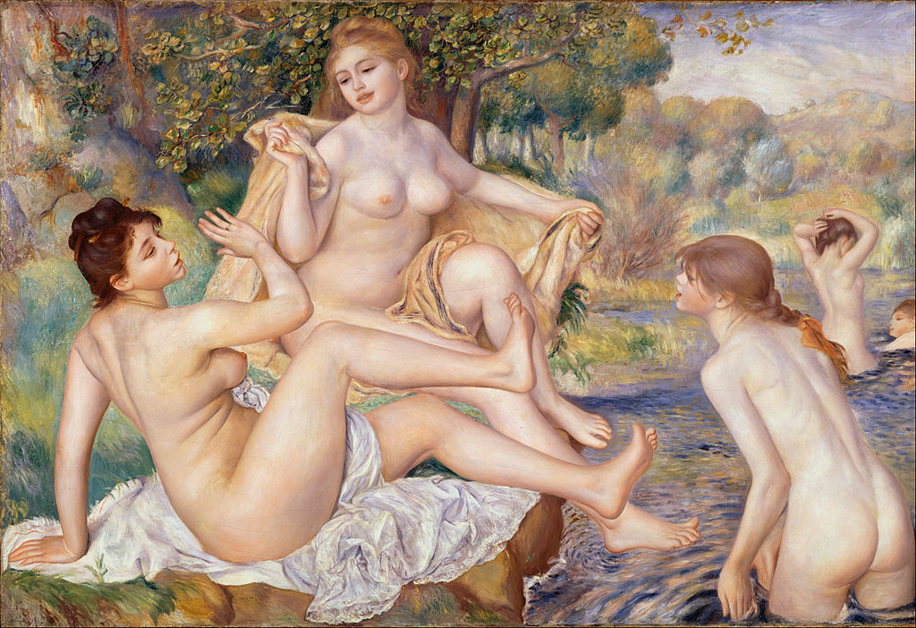 Renoir, Le bagnanti, Musée d'Orsay, Parigi.